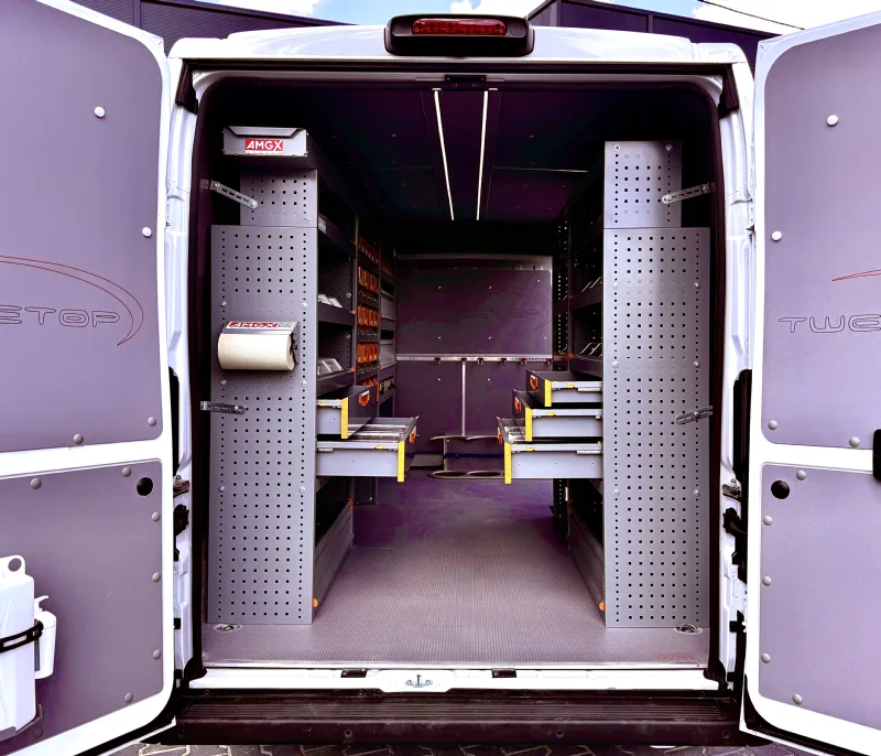 Modular Store Van Shelving Units