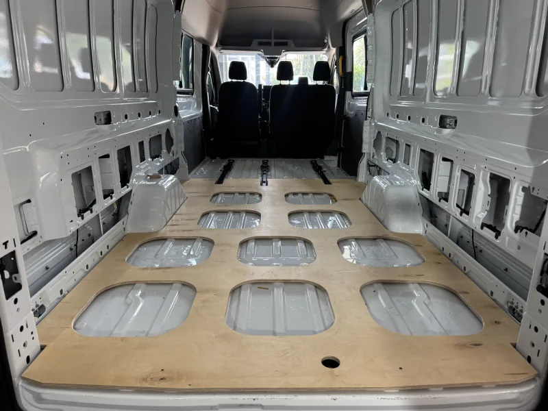 Complete insulation and floor preparation
