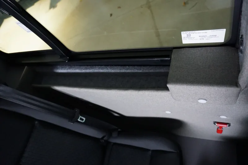 Comfortable and practical passenger area