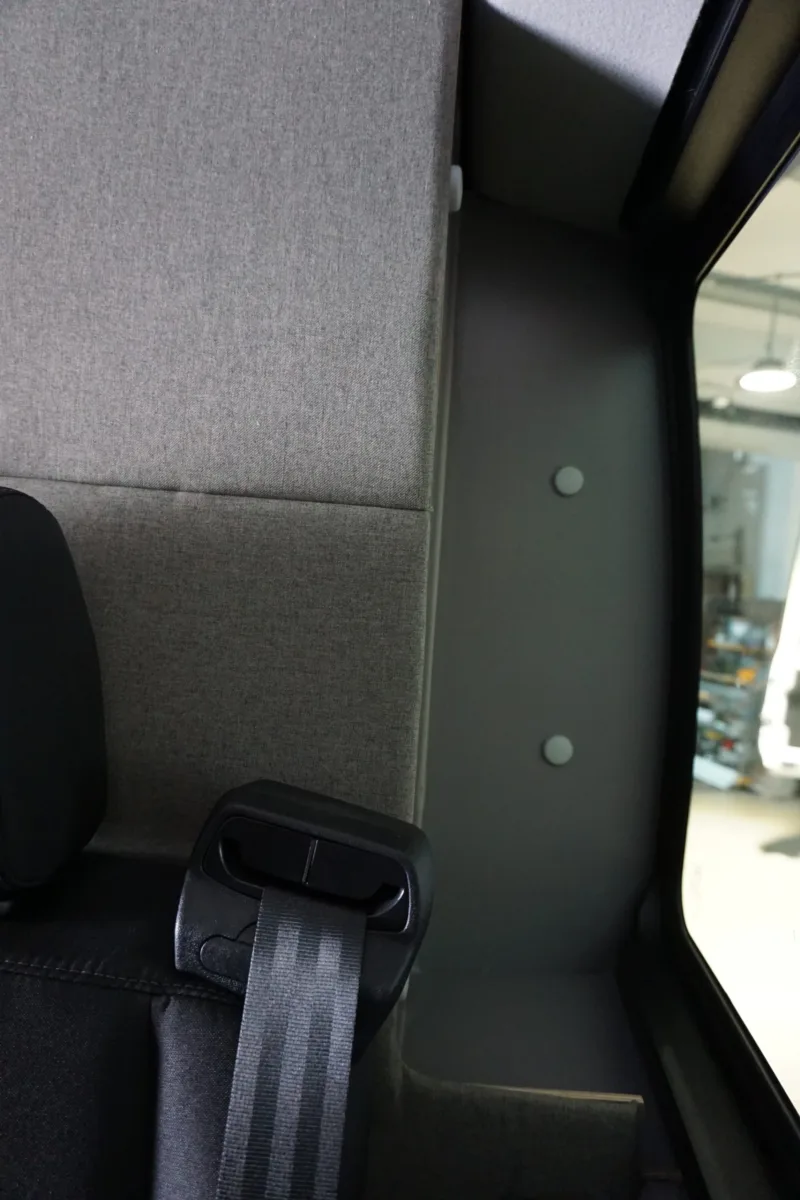 Comfortable and practical passenger area