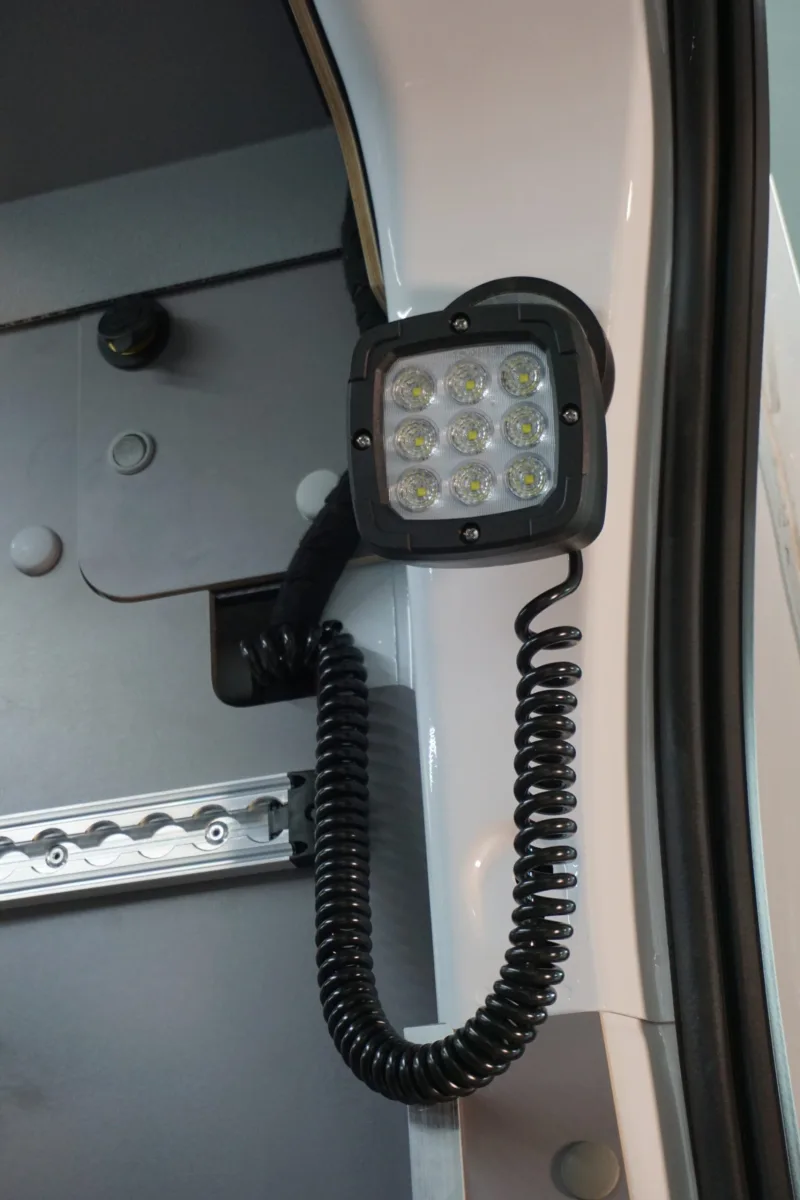 Airline rail system and electrical installation