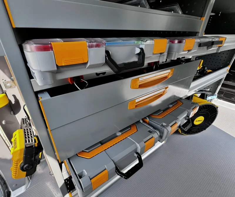 StoreVan Fit-Out with Tool Cases