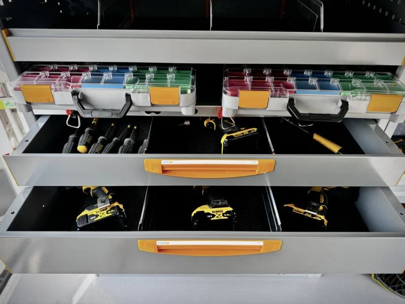 StoreVan Fit-Out with Tool Cases