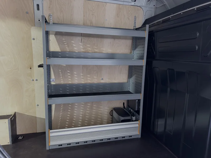 StoreVan shelving units and tool organization