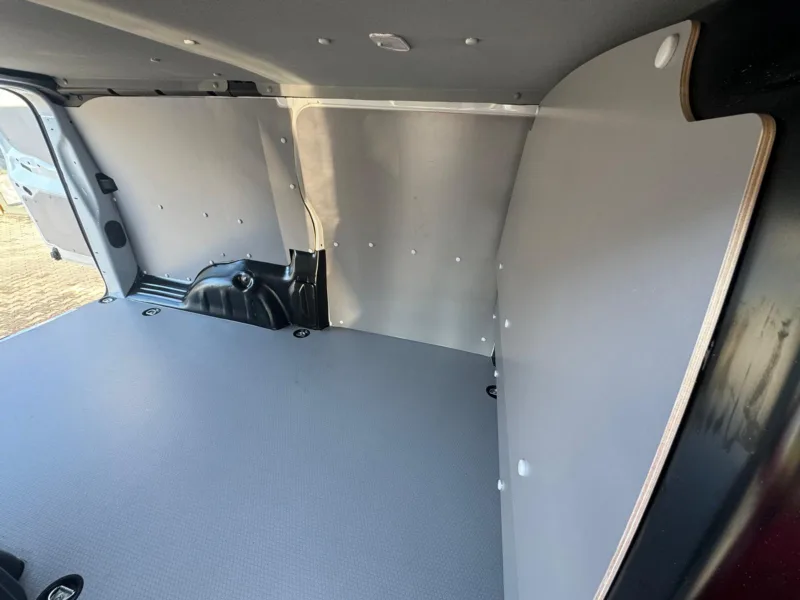 Interior fit-out: ceiling, bulkhead and wheel arch covers