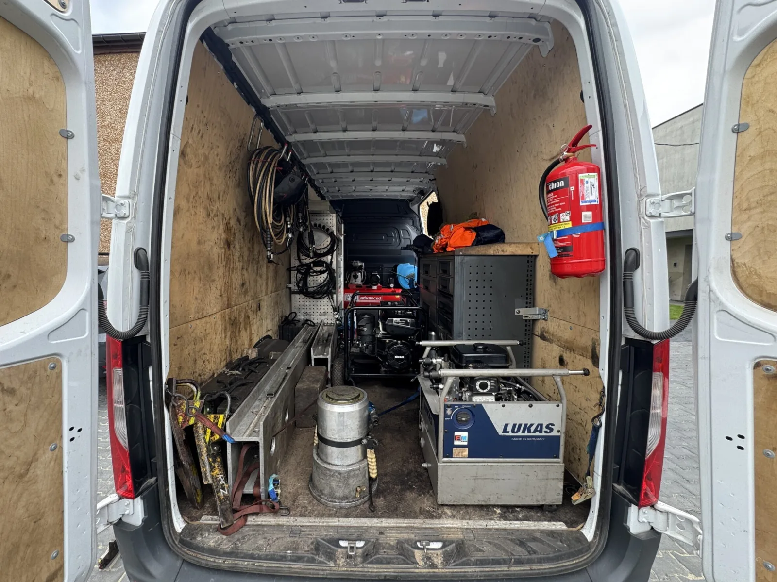 Before the fit-out
