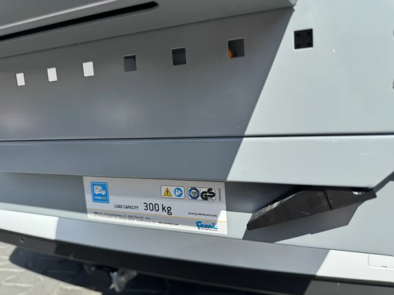 StoreVan Shelving Unit on a Pull-Out Platform