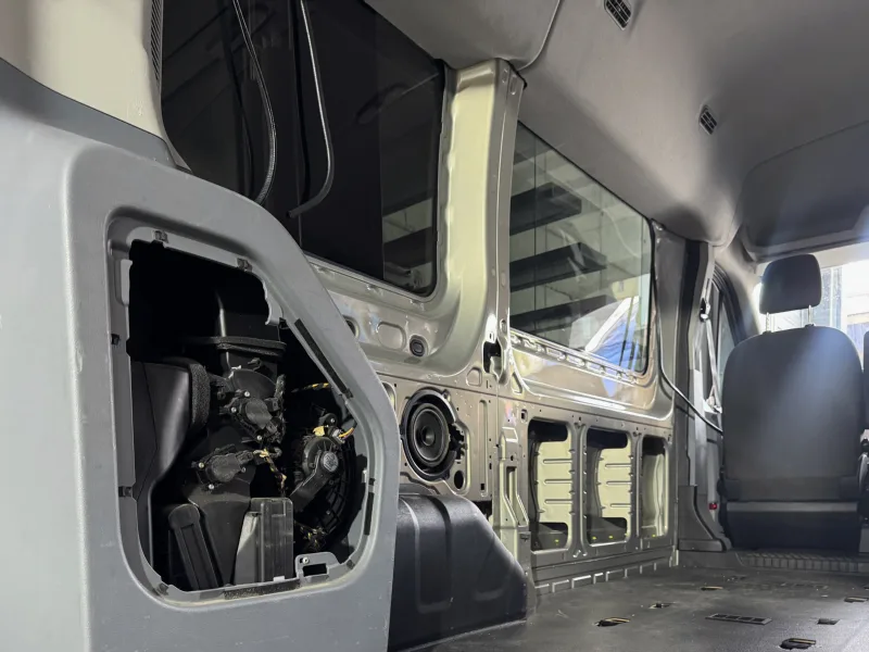 A warmer interior with felt and upholstery