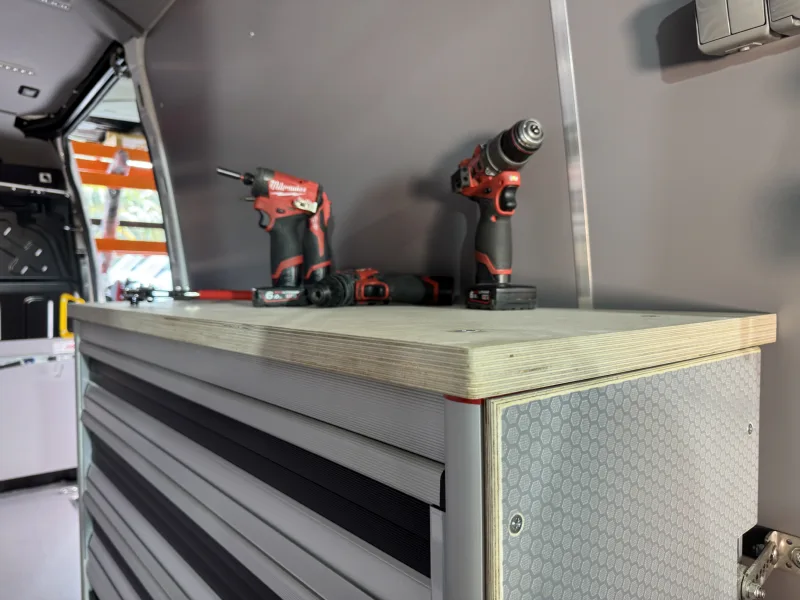 GEMA workshop van fit-out
