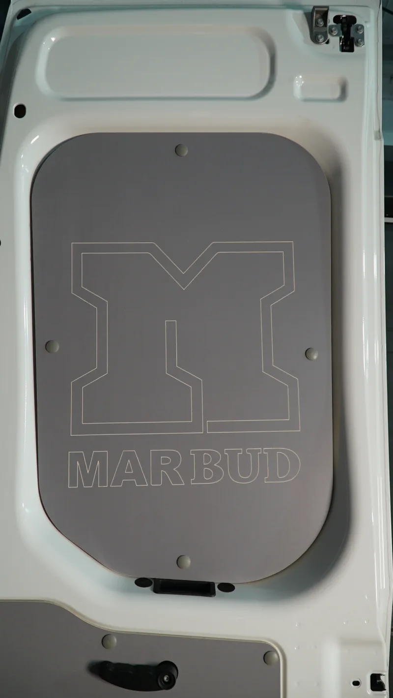 Engraved MARBUD logo