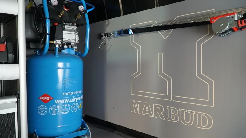 Engraved MARBUD logo