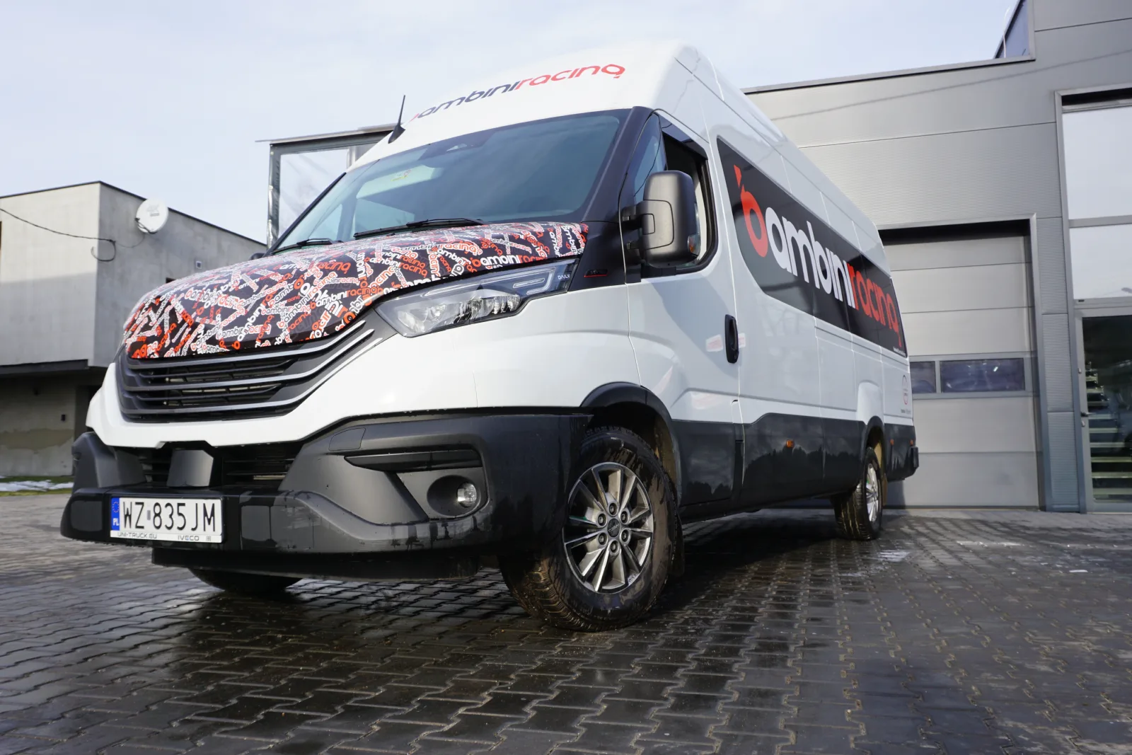 Professional Iveco Daily L4H3 van fit-out for Bambini Racing Sports Club