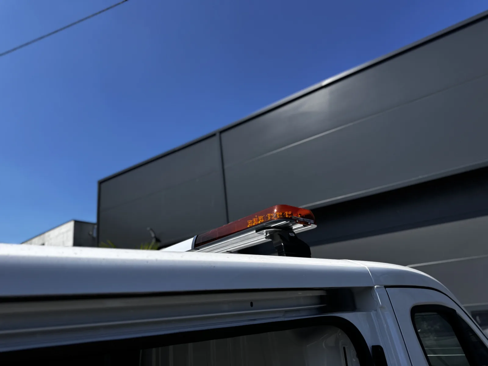 Professional Installation of Strobos Warning Light Bars - Iveco Daily Tipper