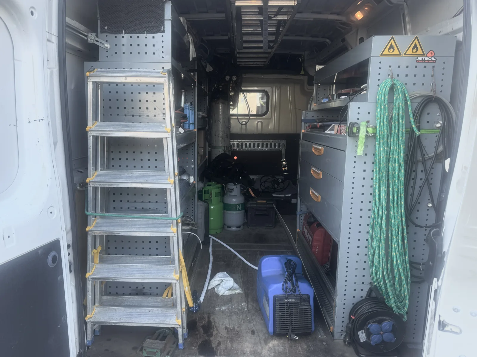 Refurbishment of Van Fit-Out and Shelving in a Renault Master L2H2 - Complete Cargo Area Upgrade