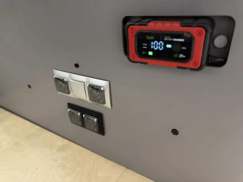 230V electrical system and batteries