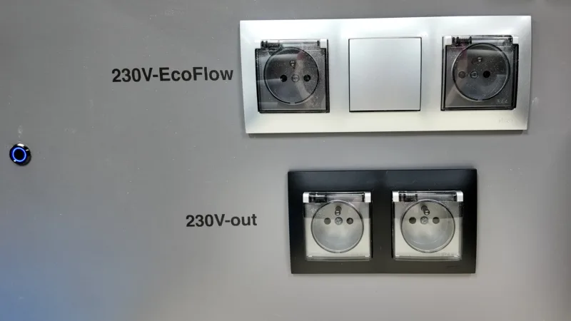 230V electrical system and batteries