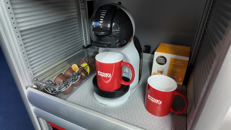 Additional equipment for greater working comfort