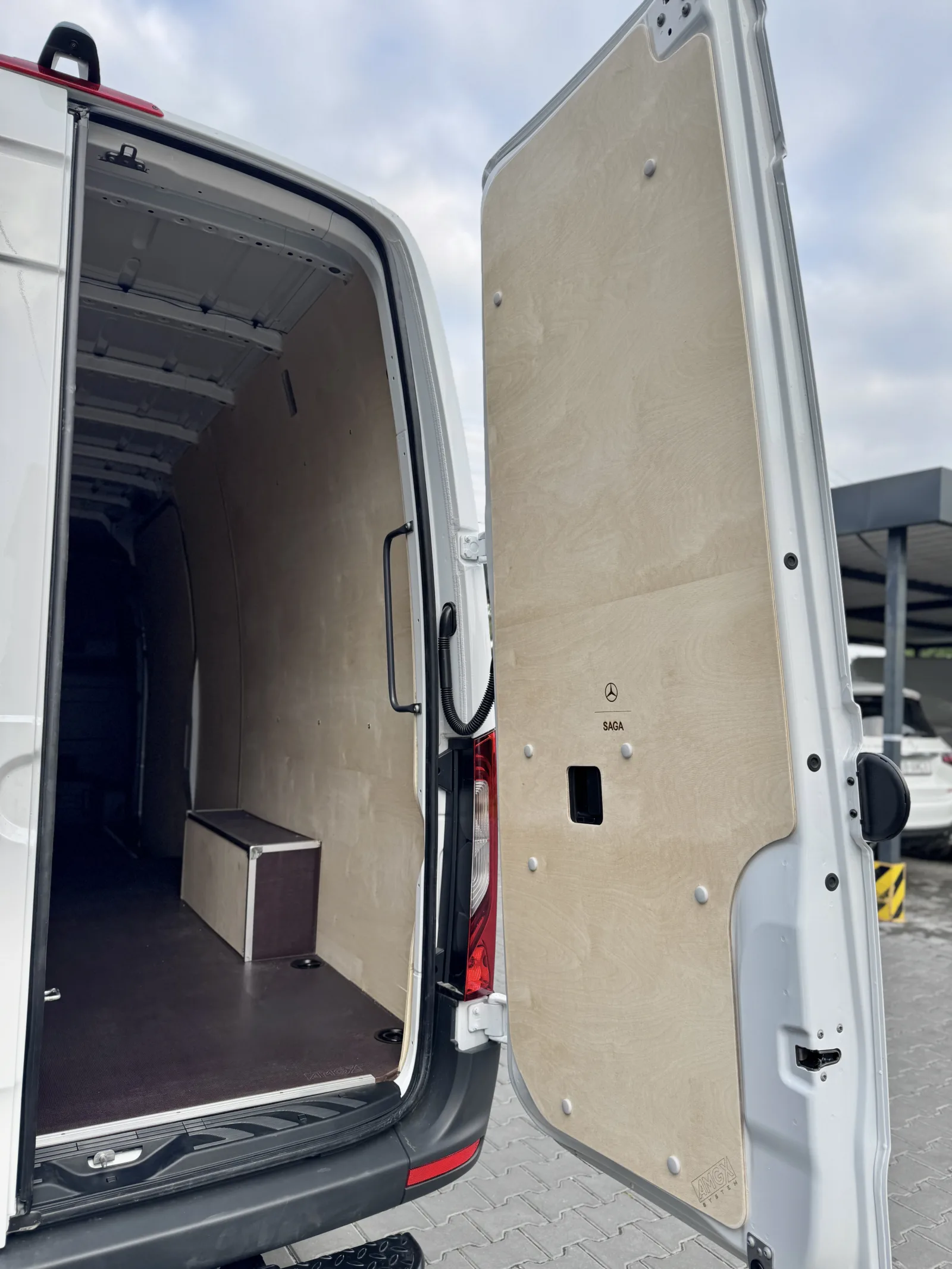 Standard Mercedes Sprinter L3H2 van fit-out - durability and safety