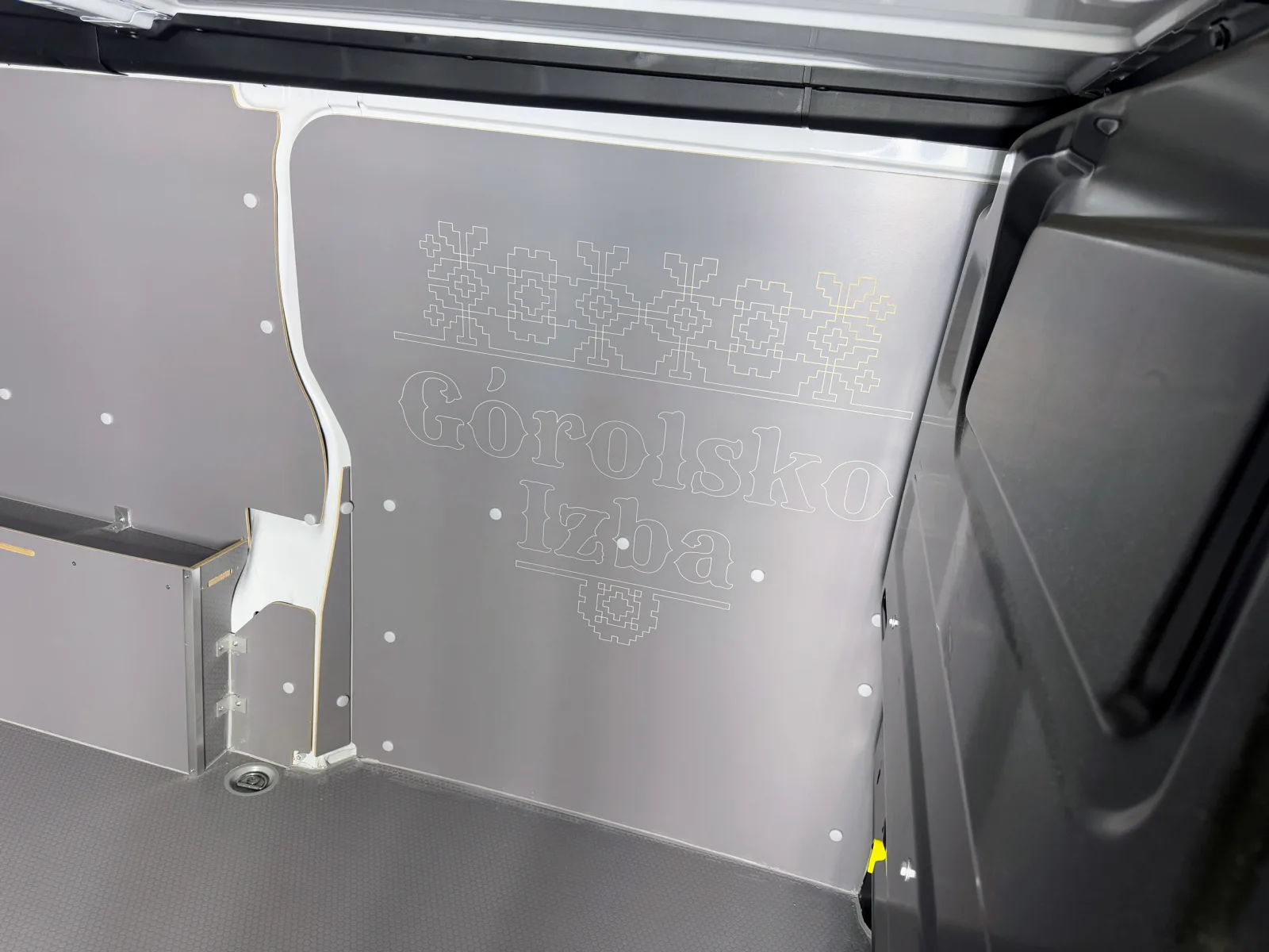 Van Fit-Out for Górolska Izba Restaurant in Opel Vivaro L2H1
