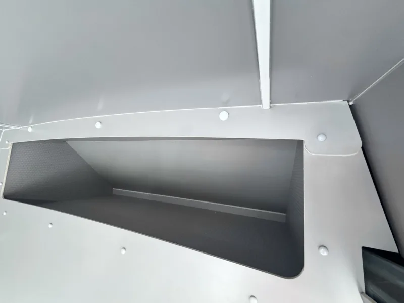 Over-cab space and bulkhead fit-out