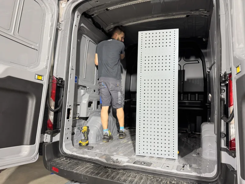 StoreVan workshop shelving unit