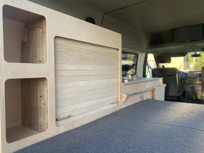The fit-out includes: