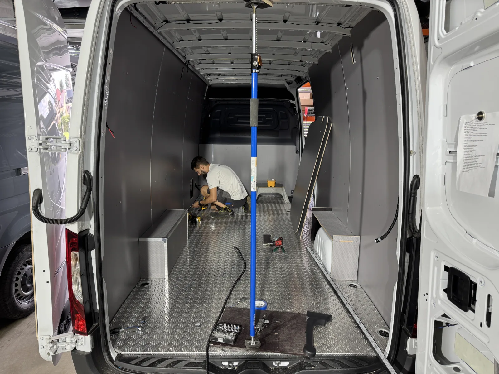 Mercedes Sprinter L3H2 Van Fit-Out - Professional Workshop Van Fit-Out for DWB Janusz Nowak
