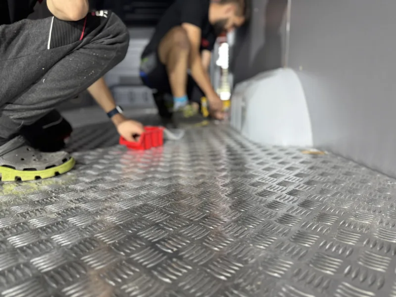 Durable floor and side panels