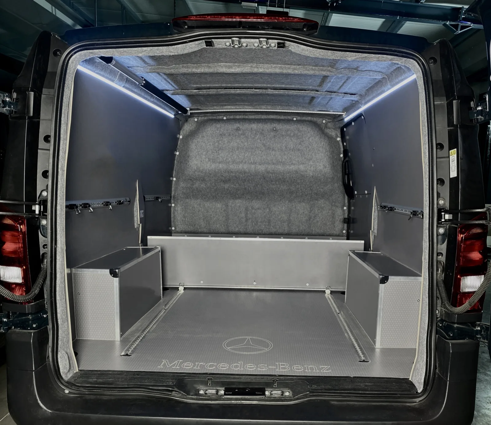 Mercedes Vito Van Fit-Out for Transporting a Chainsaw Chain Sharpening Machine