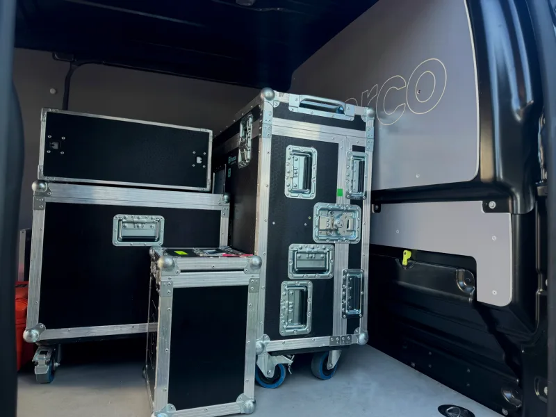 Perfection in transporting audio equipment