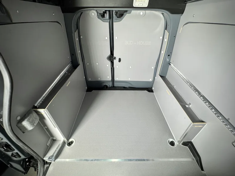 Enlarged wheel arch covers with extra storage compartments