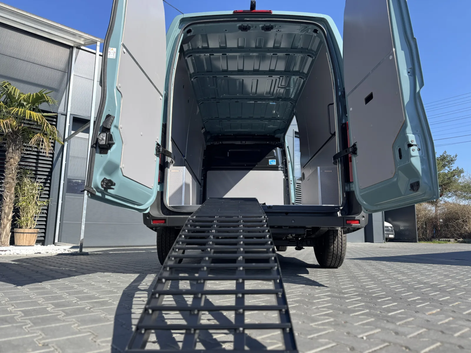 Renault Master L3H2 van fit-out with loading ramp