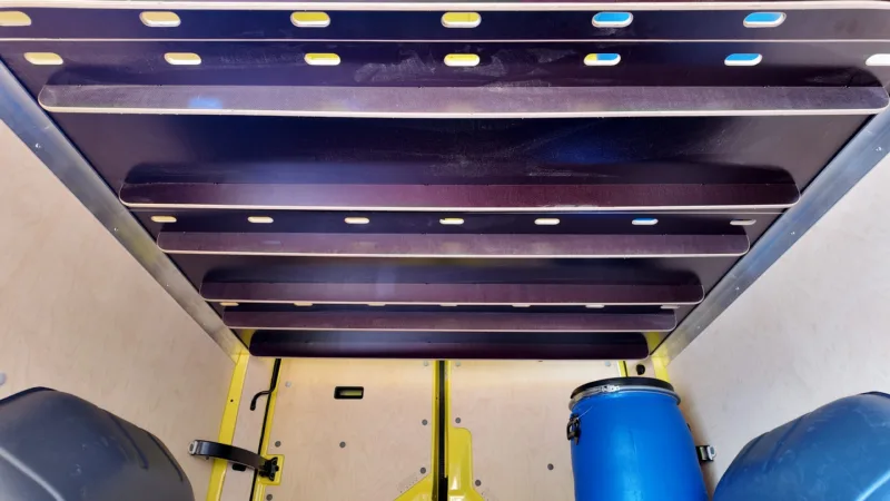 Van fit-out project for Trafinoil