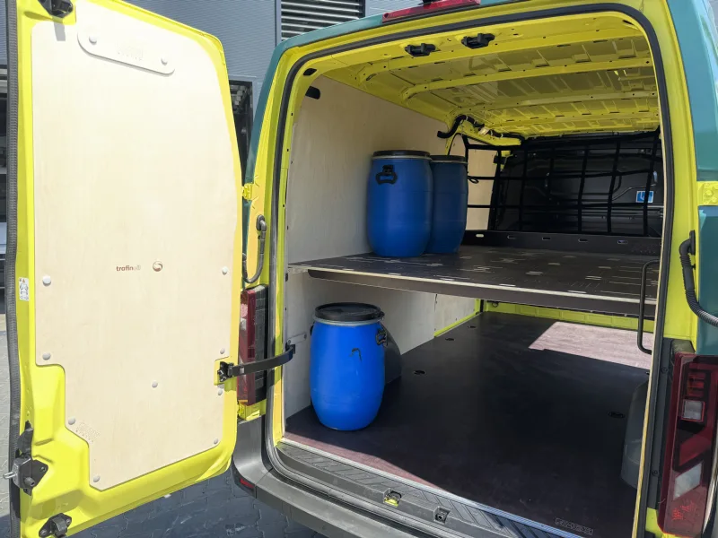 Van fit-out project for Trafinoil