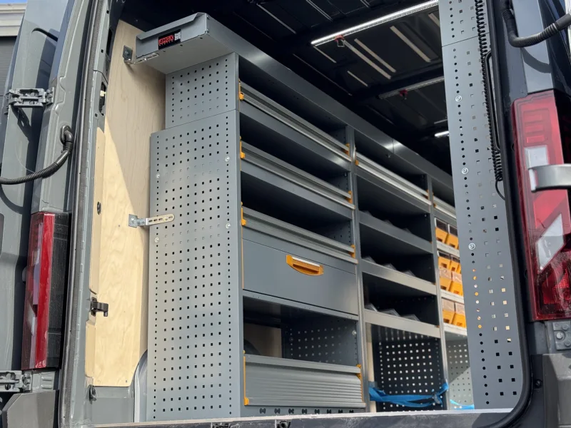 Store Van shelving units