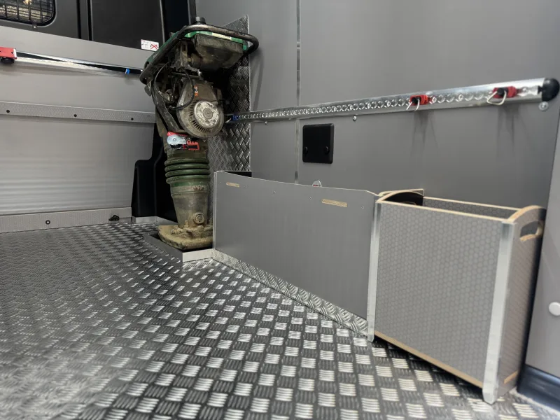 Solid and durable cargo area fit-out