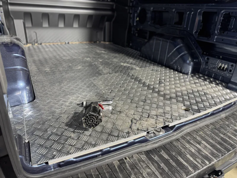 Solid and durable cargo area fit-out