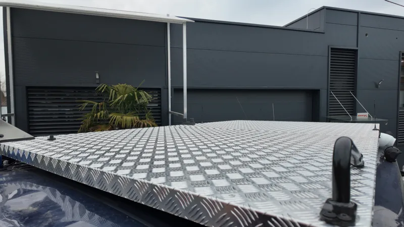 Roof structure and exterior equipment