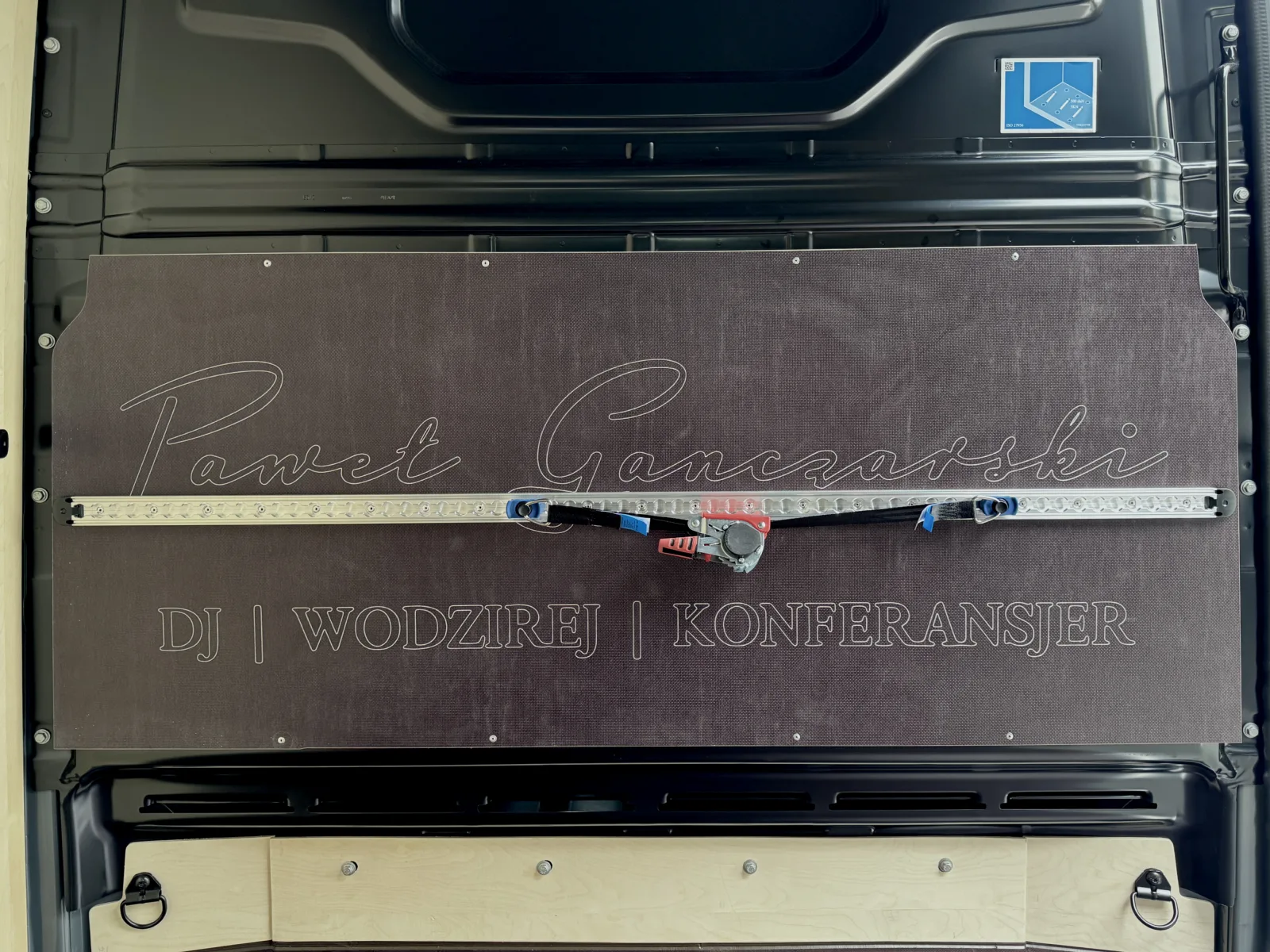 Transport van fit-out for DJ Paweł Ganczarski - functionality and professionalism
